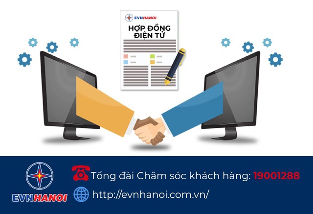 EVNHANOI triển khai ký lại hợp đồng mua bán điện sinh hoạt theo phương thức điện tử - Ảnh 1.