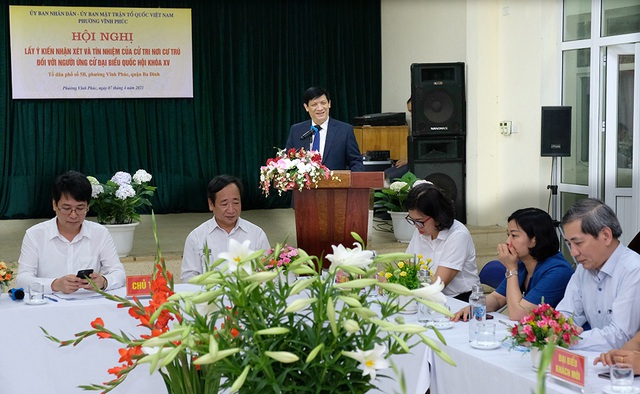 Bộ trưởng Bộ Y tế Nguyễn Thanh Long được cử tri nơi cư trú tín nhiệm cao, giới thiệu ứng cử Đại biểu Quốc hội khóa XV - Ảnh 4.