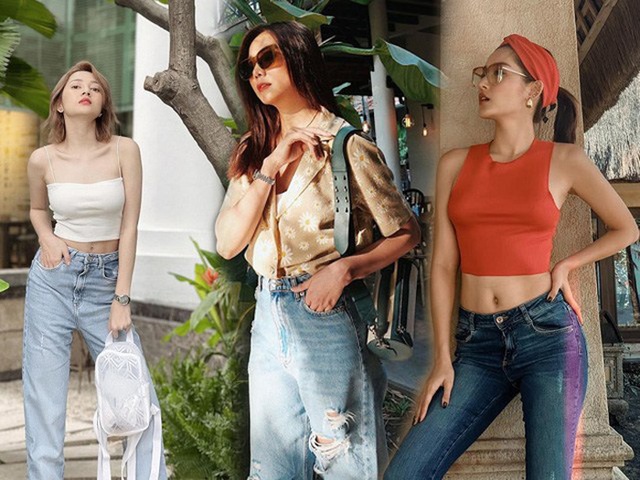 Học sao Việt cách phối đồ với quần jeans siêu mát mẻ, nàng khỏi lo bức bối trong ngày hè - Ảnh 1.