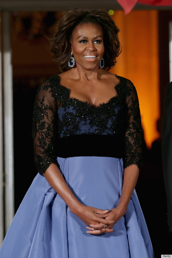 Lộng lẫy Michelle Obama tại quốc yến 2