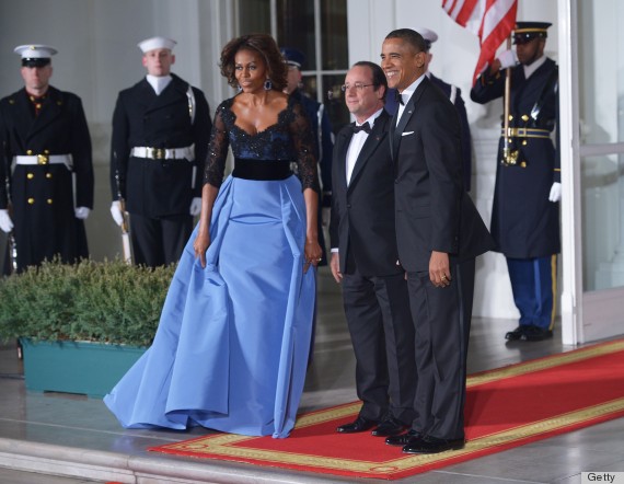 Lộng lẫy Michelle Obama tại quốc yến 1