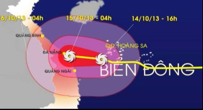 Cơn bão rất mạnh đang đi vào thành phố Đà Nẵng 4