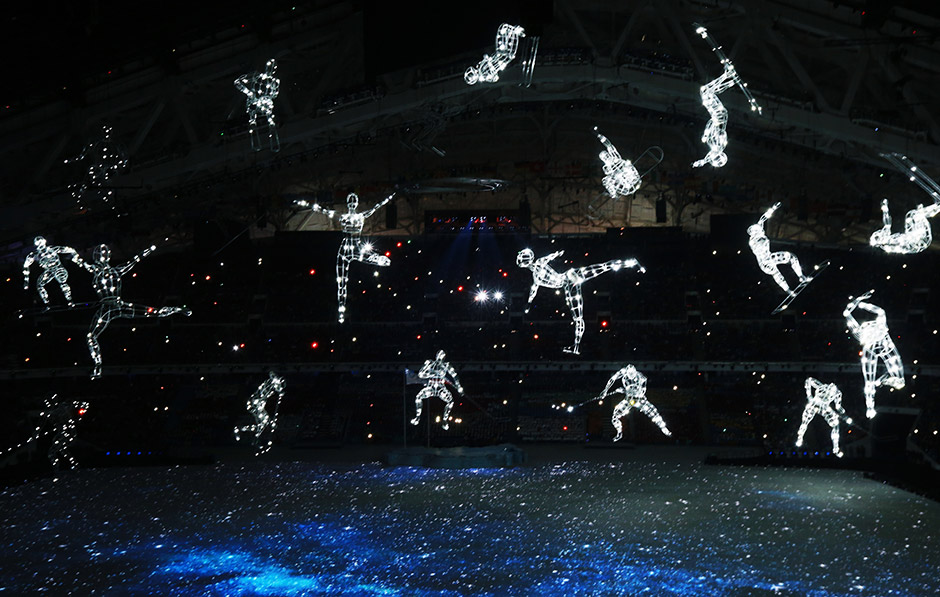 Tuyệt vời lễ khai mạc Thế vận hội Mùa đông Sochi 22 Tuyệt vời lễ khai mạc Thế vận hội Mùa đông Sochi 22