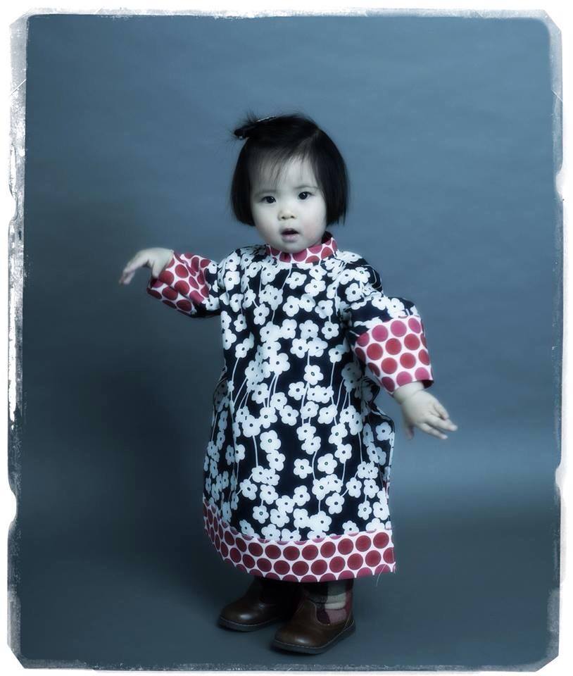 Ngộ nghĩnh con gái NTK Hà Linh Thư trong trang phục do mẹ thiết kế 3