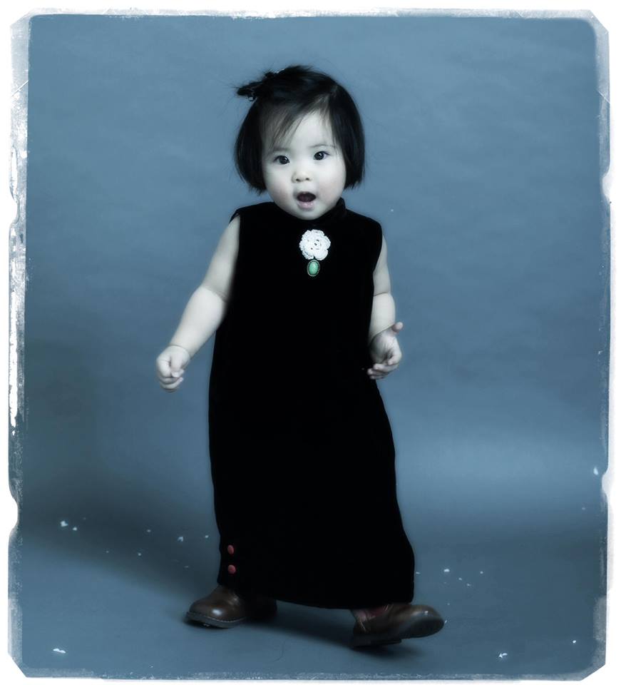 Ngộ nghĩnh con gái NTK Hà Linh Thư trong trang phục do mẹ thiết kế 12