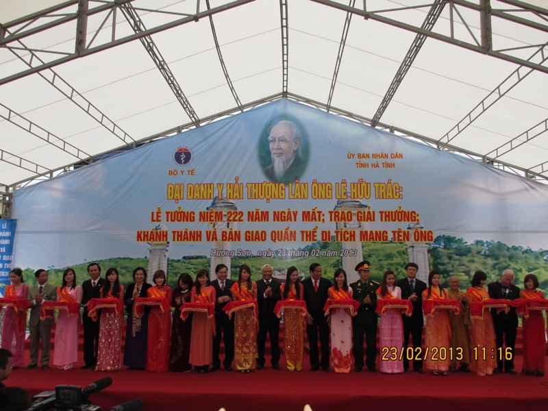  B&agrave;n giao quần thể di t&iacute;ch Hải Thượng L&atilde;n &Ocirc;ng L&ecirc; Hữu Tr&aacute;c 9
