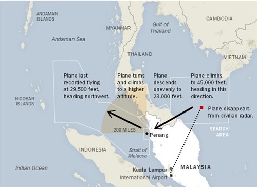 Ngày thứ 11: MH370 có thể đổi hướng vì bị đột nhập máy tính 1