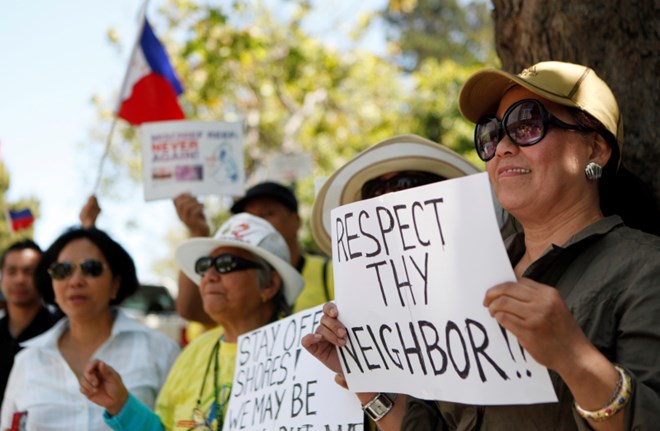 Philippines: Tuần h&agrave;nh ủng hộ Việt Nam, phản đối Trung Quốc 1