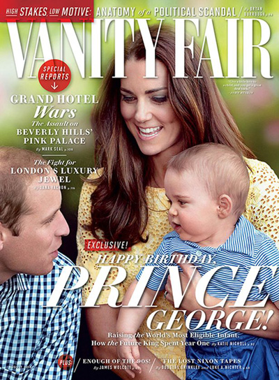 Gia đình hoàng tử Anh lên bìa tạp chí dịp sinh nhật con 1