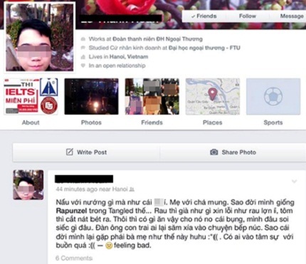  Thực hư vụ nam sinh vi&ecirc;n chửi mẹ: Tr&ograve; đ&ugrave;a qu&aacute;i &aacute;c tr&ecirc;n Facebook 1