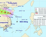 Tối nay, bão số 2 gió mạnh cấp 9 đi vào ven biển miền Trung