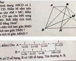 Học sinh lớp 5 khóc như mưa vì đề Toán quá khó