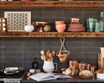 Những căn bếp đẹp hút hồn với kệ gỗ tự nhiên phong cách Rustic