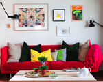 Đừng bỏ lỡ chiếc ghế sofa đỏ cho phòng khách để mang may mắn đến trong năm mới