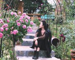 Cả đồi hoa hồng rực rỡ trong nhà vườn rộng 3.000 m2 bên hồ của nữ BTV xinh đẹp của VTV