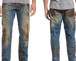 Mẫu quần jeans lấm lem bùn đất phong cách thợ hồ giá gần 10 triệu đồng