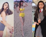 2 cô con gái của Quyền Linh,  Hoa Thúy và Mỹ Lệ lớn phổng phao khiến khán giả ngỡ ngàng