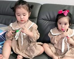 Vẻ đáng yêu của hai con gái Hoài Lâm