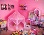 Cặp bố mẹ cuồng con gái thiết kế phòng ngủ kiểu công chúa ngập sắc hồng dành cho con