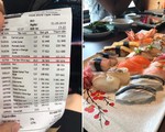 Khách &quot;tố&quot; ăn sushi 7 triệu, tiền trà 1 triệu, nhà hàng phản ứng bất ngờ