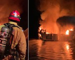 Cháy tàu du lịch California, 8 người chết và hàng chục người mất tích