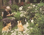 Cuộc sống an yên của cụ bà 92 tuổi bên khu vườn chính mình tự tay trồng hoa, rau quả ở vùng thôn quê