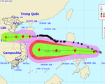 Bão số 8 suy yếu, bão Molave đang gây dông, lốc ở vùng biển từ Quảng Trị đến Quảng Ngãi