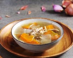 Dễ làm món canh gà hầm rau củ