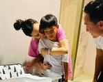 Subeo - con trai Hồ Ngọc Hà đến thăm hai em mới sinh