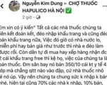 Đang xác minh đối tượng kêu gọi nhà thuốc không nhập và bán khẩu trang cho người dân phòng, chống virus corona