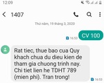 Vietnamobile “chặn”, không cho khách hàng nhắn tin ủng hộ chương trình phòng, chống dịch COVID-19?
