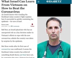 Bác sĩ Israel gửi thư tới Việt Nam sau khi bị mang tiếng 'nổ' về vai trò chống COVID-19