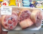 Thịt heo nhập khẩu giá rẻ bày bán đầy các cửa hàng