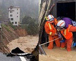 Tin mới nhất về lũ lụt tồi tệ ở Trung Quốc: Vỡ đê nước cuốn phăng hàng chục máy xúc, sông Trường Giang thiết lập đỉnh lũ mới