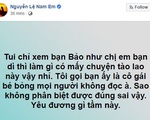 Công khai yêu đương xong bị tố giật bồ, Nam Em giờ lại nói mối quan hệ với Quốc Bảo chỉ là &apos;chị em bạn dì&apos;