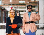 Bà nội U90 cùng cháu gái chụp bộ ảnh thời trang &quot;chất lừ&quot;