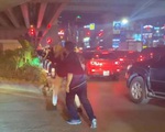 Bắt tài xế đánh người vì nhắc nhở dừng chờ đèn đỏ quá lâu ở Hà Nội