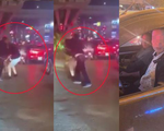 Trích camera xác minh lời khai tài xế đánh gẫy răng người khác vì nhắc dừng chờ đèn đỏ ở Hà Nội