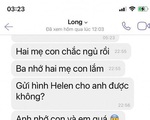 Hé lộ tin nhắn Vân Quang Long liên tục gửi vợ, mong được về Việt Nam trước khi qua đời