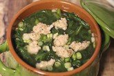 Canh mồng tơi nấu tôm quen thuộc Canh mồng tơi nấu tôm quen thuộc