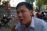 Người đàn ông nhai thủy tinh như ăn kẹo Người đàn ông nhai thủy tinh như ăn kẹo