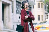 Áo khoác len dáng dài: Thước đo cá tính của phái đẹp Áo khoác len dáng dài: Thước đo cá tính của phái đẹp