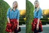 4 gợi ý mix đồ với áo sơ mi denim thanh lịch ngày thu 4 gợi ý mix đồ với áo sơ mi denim thanh lịch ngày thu