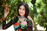 Thi sinh Hoa hậu xúng xính áo bà ba tập hát ca cổ Thi sinh Hoa hậu xúng xính áo bà ba tập hát ca cổ