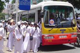 Xe buýt dành riêng cho phụ nữ ở Hà Nội mới chạy thử nghiệm Xe buýt dành riêng cho phụ nữ ở Hà Nội mới chạy thử nghiệm
