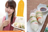 Đầu bếp Nhật làm món ăn với... bao cao su Đầu bếp Nhật làm món ăn với... bao cao su
