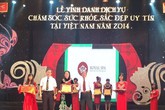 Cục Quản lý Khám, chữa bệnh không bảo trợ Chương trình tôn vinh sức khoẻ- sắc đẹp 2014 Cục Quản lý Khám, chữa bệnh không bảo trợ Chương trình tôn vinh sức khoẻ- sắc đẹp 2014
