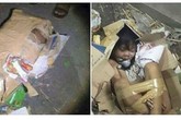 Câu chuyện phẫn nộ phía sau bức ảnh đứa bé bị trói và nhét vào thùng các-tông Câu chuyện phẫn nộ phía sau bức ảnh đứa bé bị trói và nhét vào thùng các-tông