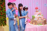 Tiệc thôi nôi linh đình của con gái út nhà Lý Hải - Minh Hà Tiệc thôi nôi linh đình của con gái út nhà Lý Hải - Minh Hà