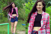 Mix crop-top thế nào cho ngày thu se lạnh Mix crop-top thế nào cho ngày thu se lạnh